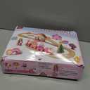 Lehoo Castle Wooden Train Set - Unicorn Train Set for Toddlers 2-4, Wooden Train Track Toddler Girl Toys, Pink Train Fantasy Toys for 3 4 5 6 7 Year Old Girl