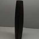 Floor Vases, Tall Floor Vase 23.6 inch (60CM, 1.96FT) Tall Vases, Sturdy Black Vase for Living Room Decor, Resin Bronze Color (Brown)