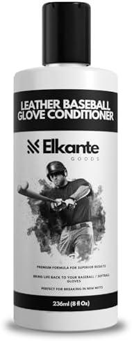 Ellkante Goods Leather Baseball Glove Conditioner, Premium Blend Baseball Glove Leather Conditioner, Baseball Conditioner, Glove Break in Kit, Mitt Treatment, Baseball Glove Conditioner Kit