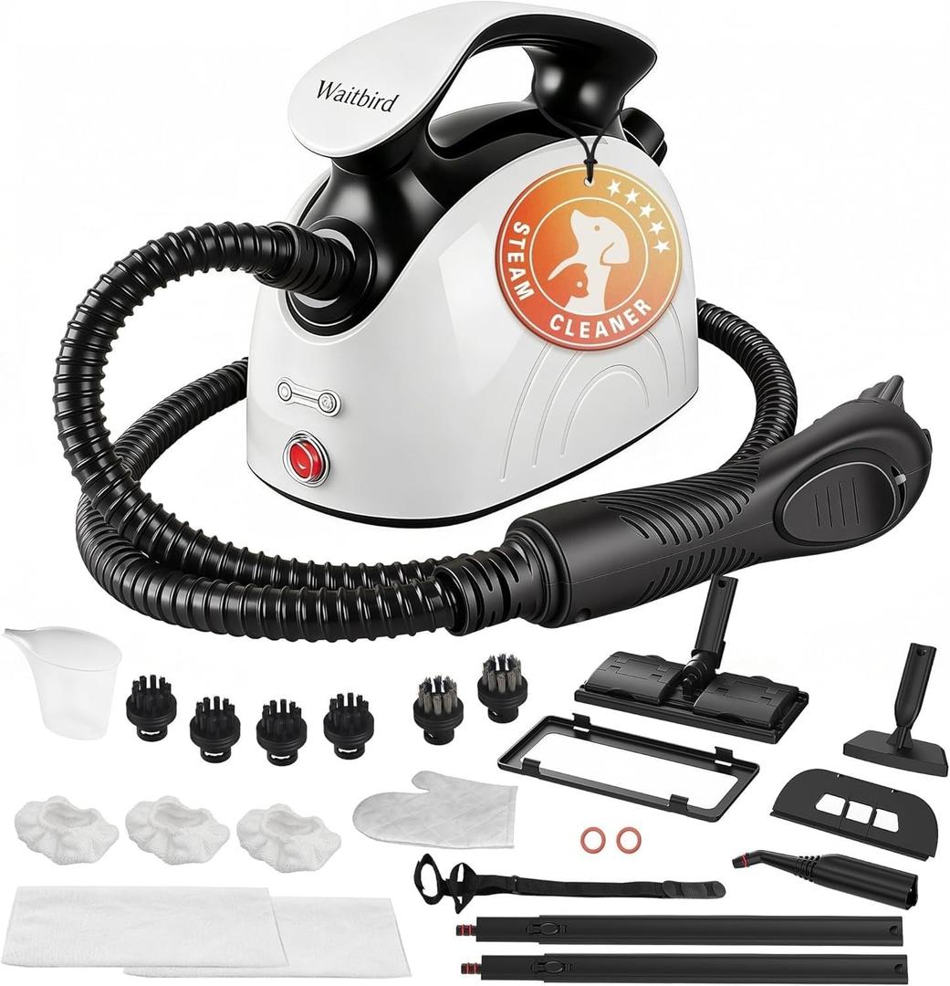 Waitbird Steam Cleaner for Home, Handheld Steamer for Home Cleaning