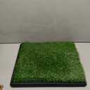 LOOBANI Dog Grass Pad with Tray - Dog Litter Box - Indoor Potty for Apartment and Patio Training - with 2 Packs Grass Pee Pads for Replacement, 1620 Inch