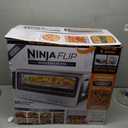 Ninja Air Fryer Toaster Oven Combo | 8-in-1 Functionality | Flip Up & Away for Storage Space | Air Fry Basket, Sheet Pan, Wire Rack & Removable Crumb Tray |1800 Watt | Stainless Steel | SP151, 17.01 in L X 15.75 in W X 7.68 in H