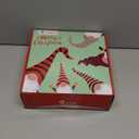 D-FantiX Gnome Christmas Tree Topper, Tomte Gnome Christmas Ornaments Santa Gnomes Plush Scandinavian Christmas Decorations Holiday Home Décor with Plaid Hat