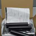 Brightever Solar Address Signs, House Number for Outside Waterproof, 3-Color LED Illuminated Address Plaques with Stake, Wall Mounted Solar Powered Light Up Address Numbers for Houses, 1-Pack (Black)