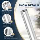 MorningRo 3 Inch Pellet Stove Pipe 35.6" Long x 3" Diameter Exhaust Pipe