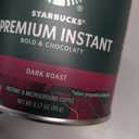 Starbucks Premium Instant Coffee, Dark Roast Coffee, Arabica Beans, Three 3.17 oz Tins BBD 08/20/2026