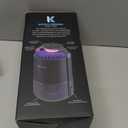 Katchy Flying Insect Trap Indoor – Catcher & Killer for Mosquito, Fruit Fly, Gnat & Small Moth – NonZapper with Suction & Blue Light – Ideal for Indoor Spaces, Kitchen & Plants (Original, Black)