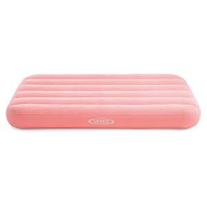 Intex 66803EP Cozy Kidz Inflatable Airbed: Fiber-Tech Velvety Soft Surface Carry Bag Included 34.5" x 62" x 7"