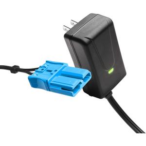 12 Volt Battery Charger with Large Blue Plug, for 12V Kid Trax Child Ride On Car Mecerdes ML63 Dodge Ram 3500 Dodge Police Car Dodge Viper More