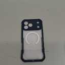 CENHUFO Magnetic Privacy for iPhone 17 Pro Max Case [Compatible with Magsafe] Full Body Phone Case Built-in 9H Tempered Glass Privacy Screen Protector, Camera Protection Shockproof Cover - Blue