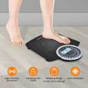 EILISON Highly Advance 2-in-1 Digital & Analog Weighing Scale for Body Weight-400lbs, 4 High Precison GX Sensor Accurate, Thick Tempered Glass, Extra Large Display (NBlack)