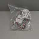 2000 Pieces Christmas Tri-Shaped Beads Plastic Tri Beads Christmas DIY Beads Christmas Ornament Tri Beads for Christmas Tree Decorations Party DIY Supplies (Green, Red, White)