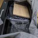 Waterfall Kitchen Sink,Stainless Steel Single Bowl Digital Display Smart Drop In Kitchen Sink With Various Accessories (Dark Gray, 31.5"x17.7"x8.7")