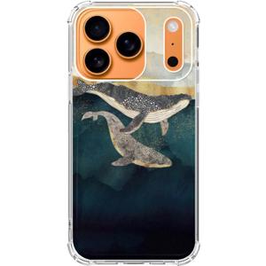 Ocean Whale Phone Case Compatible with iPhone 17 Pro Max, Trendy TPU Bumper Cover Case