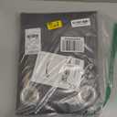 NICETOWN Grey Blackout Patio Sliding Door Curtains 84 inch Length, Grommet Room Divider Thermal Insulated Curtain Drapes for French Door/Living Room (Gray, W100 x L84, 1 Panel)