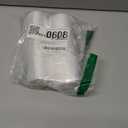 Baderke 40 Pcs Shredder Bags 15 Gallon Paper Shred Waste Bags 26'' x 30'' White Clear Trash Can Liners for Small Shredders