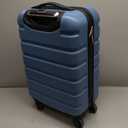 Wrangler Hardside Spinner Luggage, Blue Heaven, Carry-On 20-Inch
