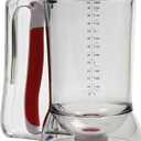 Norpro 1013 Batter Dispenser Clear/Red, 4 cup