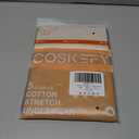 coskefy Women's Underwear Cotton Breathable Hipster Panties Soft Low Rise Bikini Ladies Workout Briefs 5 Pack (XXL)