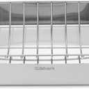 Cuisinart Multiclad Pro Triple Ply Stainless Cookware 16-inch Roasting Pan Skillet, Rectangular Roaster w/Rack