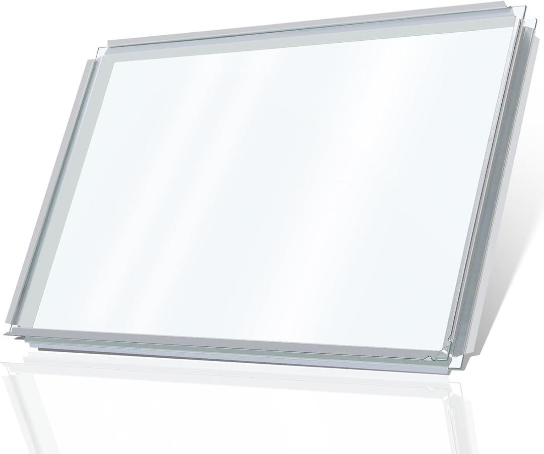 WB56X22160 Range Oven Inner Door Glass Compatible with GE Range/Electric Oven/Wall Oven JB620RF4SS JS750SF3SS JB735SP1SS JBS86SP4SS JB645RK3SS, WB55T10154 Fit for Kenmore Oven Door Middle Glass