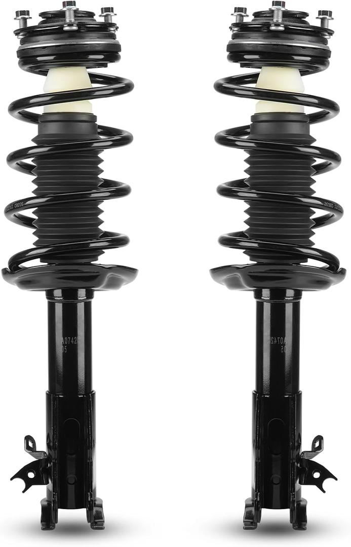 ILONPA 172287 172286 Front Struts Shocks for 06-11 Honda Civic ONLY Sedan 1.8L / Acura CSX ONLY Sedan 2.0L 2006 2007 2008 2009 2010 2011, w/Coil Springs Strut Shock Absorbers Assembly Suspension Kit