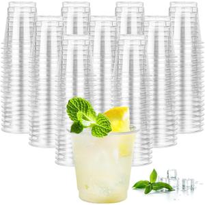 TINSKY 1000 Pack Plastic Shot Glasses Bulk 2 oz Mini Shot Cups Disposable Clear Small Sample Cups for Tasting, Whiskey, Jelly Shot, Pudding, Party, Wedding, Halloween, Christmas