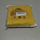 JUSPURBET Yellow Luxury Velvet Throw Pillow Covers with Piping 24x24 Inch Set of 2 Washable Accent Cushion Cases for Sofa Bed Home Decor with Hidden Zipper