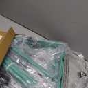 Simple Houseware 3-Tier Heavy Duty Metal Utility Rolling Cart, Turquoise