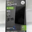 GE 34342 Pro Flat Panel HD Indoor TV Antenna 40-mile Range 4k Ultra 1080p Full