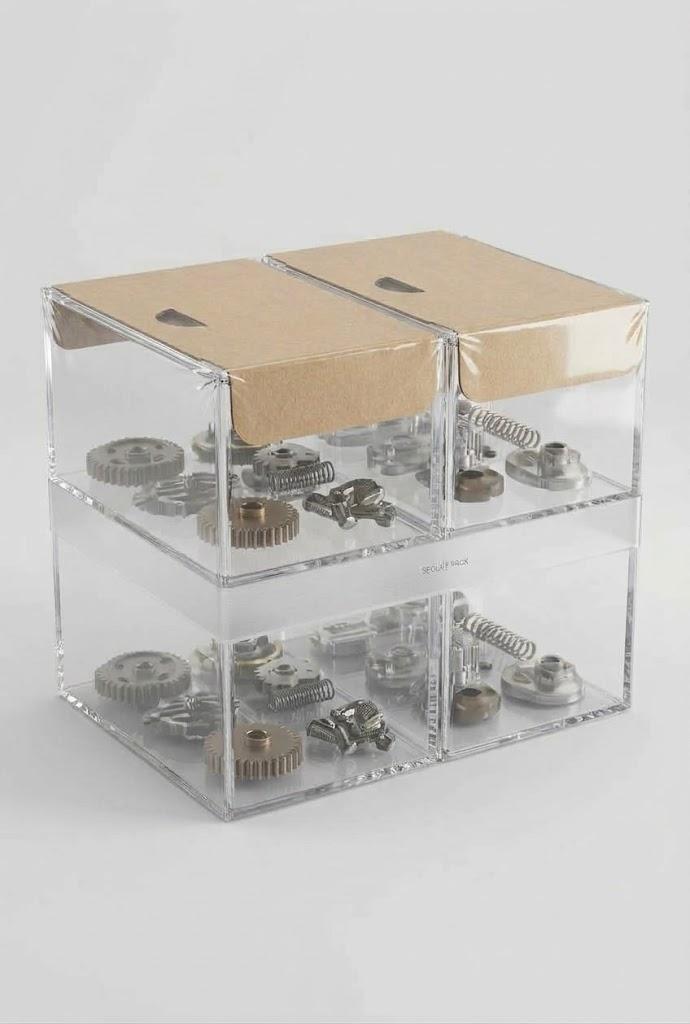 plastic container clear with lid 2 piece
