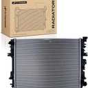 A-Premium Engine Coolant Radiator Assembly Compatible with Dodge Ram 1500, Ram 2500 2009-2010 & Ram 1500 2011-2018, 1500 Classic 2019-2022, 2500/3500 2011-2013, 3.7L 4.7L 5.7L, Replace# 55056858AB