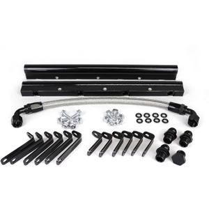 534-218/219 Fuel Rail Kit EFI 8AN LS Compatible with GM Gen III or IV LS1 LS3 L92 only fit for 300-136 300-137 intake manifold V8 Engines