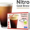 2 x Liss Pure Nitrogen Cartridges for Nitro Cold Brew Coffee - N2 Cartridge 10-Pack  For Use with Nitro Cold Brew Coffee Dispenser - Nitro Chargers for NCB Coffee, Cocktails, Tea - 2 gram Cartridges
