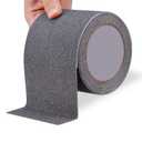 Qingluan Grip Tape, Heavy Duty Anti Slip Tape for Stairs Outdoor/Indoor Waterproof 4" x 33 ft, Safety Non-Slip Roll for Stair Step Traction Treads Stair Non Slip Strips Grey