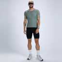 Zoot Mens Core 7-Inch Tri Shorts, Quick Dry Performance Triathlon Shorts with Cycling Chamois Pad, Pockets & UPF 50+ Fabric (Small, Army Green)