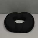 5 STARS UNITED Donut Pillow Hemorrhoid Tailbone Cushion  Large Cushion for Pain Relief  Coccyx, Prostate, Sciatica, Pelvic Floor, Pressure Sores, Pregnancy, Postpartum Recovery, Black