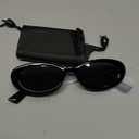 miyya Old Money Polarized Oval Sunglasses – 2025 Edition, UV400 Protection, Feather-Light Fit, Black