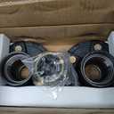 Trailer Idler Hub Kits with 5 on 4.5" Bolt Idler Hub & Round #84 Trailer Axle Spindle Fit for 3500 lb, Sets of 2