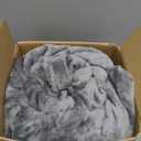 Bedsure GentleSoft Fleece Throw Blanket for Couch Grey - Lightweight Plush Fuzzy Cozy Soft Blankets and Throws for Sofa, 50x60 inches