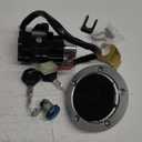 Ignition Switch Gas Fuel Tank Cap Seat Lock with Keys Replacement for Suzuki SV650 2008 2009 2010 2011 2012 Replacement for Suzuki SV1000 2003 2004 2005 2006 2007