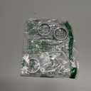 LECART Bling Car Accessories Fit for Volkswagen Arteon Altas Passat Tiguan Golf CC Glitter AC Knob Covers Auto Interior Decor Trims Metal Decals 3Pcs