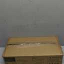 WOPITUES Floating Shelves for Wall with Cube Shelf, Wall Shelves with Metal Rail for Bathroom Decor, Bathroom Organizers and Storage, Over Toilet Shelves for Toilet Paper-Black (15.7 inch)