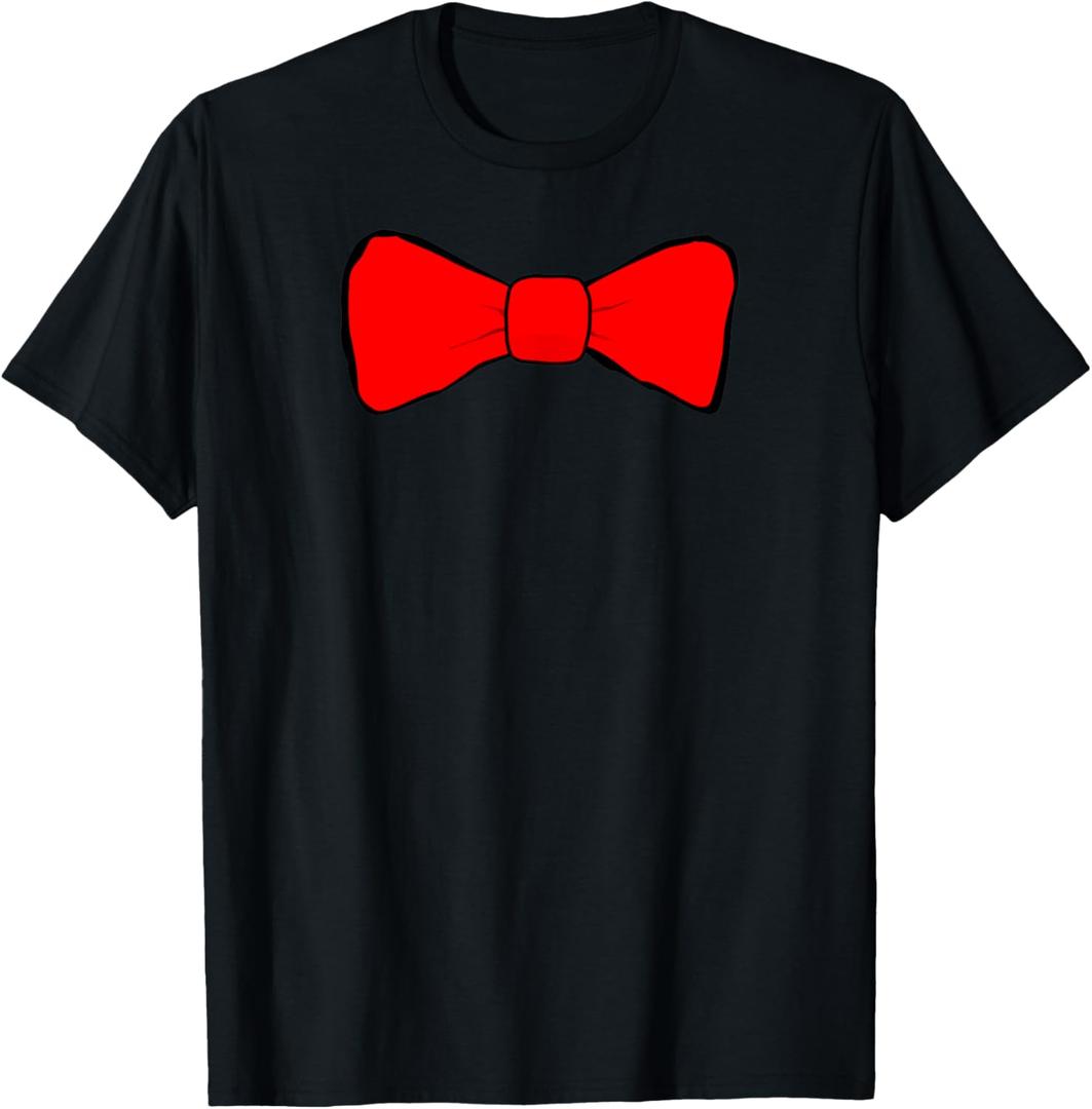 Red Bow Tie Funny T-Shirt T-Shirt Small
