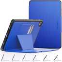 SEYMAC stock Case for Samsung Galaxy Tab A9+ Plus 11'', Auto Sleep/Wake Case with Magnetic Multi-Angles Stand, Card Slot for Galaxy Tab A9+/ A9 Plus 11'' SM-X210/X216/X218, (Blue)