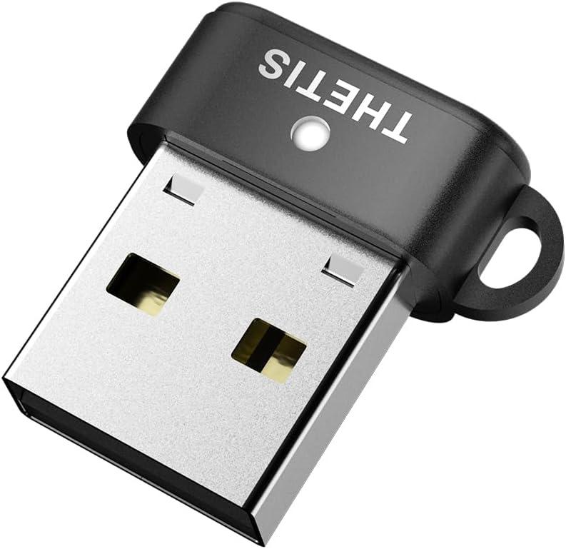Thetis Nano-A FIDO2 Security Key Hardware Passkey Device with USB Type A, TOTP/HOTP, FIDO2.0 Two Factor Authentication 2FA MFA, Works with Windows/mac/iOS/Android/Linux/Gmail/Facebook/GitHub/Coinbase