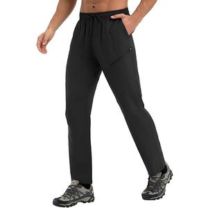 Men's Hiking Pants Ripstop Lightweight Cargo Waterproof Travel Pants Quick Dry with Zip Pockets UPF 50+ Work L