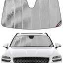 Pigenius Windshield Sun Shade for Genesis GV70 2022-2025, Electrified GV70 2023-2025 Front Window Sunshade - AstraGuard