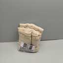 LAMIT Natural Linen Blended Curtains 63 Inch for Bedroom, Light Filtering Semi Sheer Burlap Curtains Farmhouse Boho Back Tab and Rod Pocket Drapes for Dining Room, 2 Panels (52 x 63 Inch, Linen)