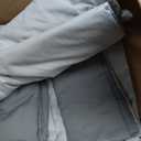 Bedsure Queen Comforter Set - 7 Pieces Reversible Grey Bedding, GentleSoft Queen Size Bed Set Gift for Family, Bed in a Bag with Warm Down Alternative Comforter, Sheets, Pillowcases & Shams